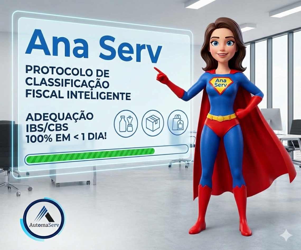 Ana Serv — Protocolo de Classificação Fiscal Inteligente: adequação IBS/CBS 100% em menos de 1 dia